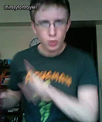 so-unable-to-even:  thirstyfortroyler:  The fabulous Tyler Oakley  Not enough cred is given to fetus Tyler 