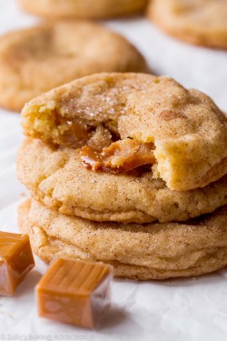 fullcravings:  Soft Caramel Snickerdoodles