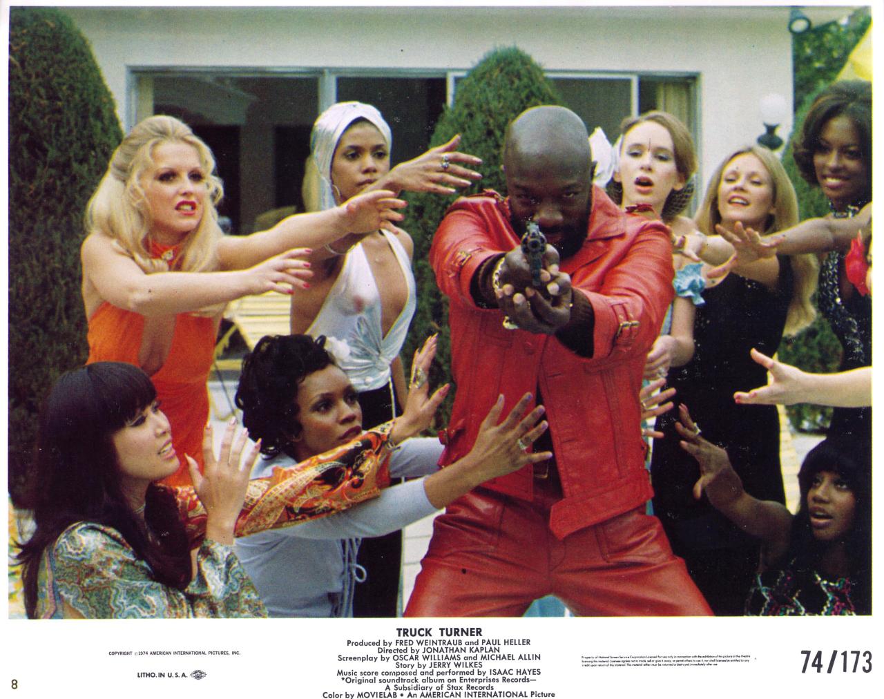 gutsanduppercuts:  Isaac Hayes is….TRUCK TURNER. Poster and lobby card set.