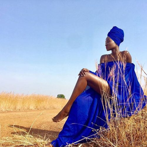 dachocolatethunder:Ghanaian model hamamat montia location northern ghana Tamale via ig hamamatafrica