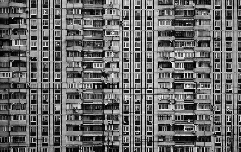 eastberliner:  russian “plattenbau” block pattern , moscow 2012 