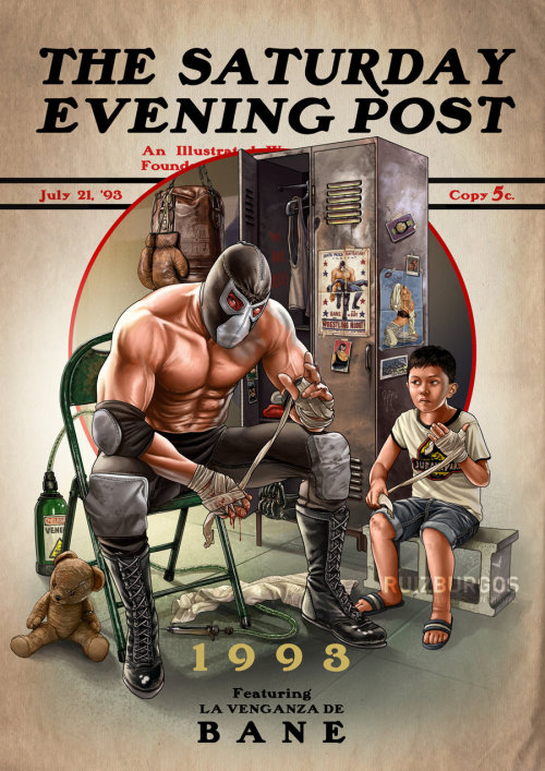 league-of-extraordinarycomics:  The Saturday evening postCreated by Ruiz Burgos