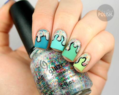 Frosting Drip Nail Art! Tutorial: http://youtu.be/61TfBMRMT4Q Blog Post: http://www.packapunchpolish