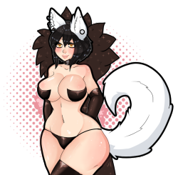 swirlycrie:Drew the busty babe, Swirly~ Man, I love drawing thiccness~  ;9