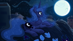 epicbroniestime:  Luna’s Moon by *JunglePony
