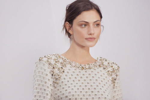 beautorigine:Phoebe Tonkin attends the Chanel Fall Winter 2017/18 show at Grand Palais in Paris, Fra