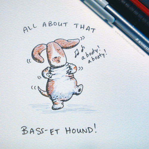 ALL ABOUT THAT BASS-ET HOUND Obsessed&hellip;