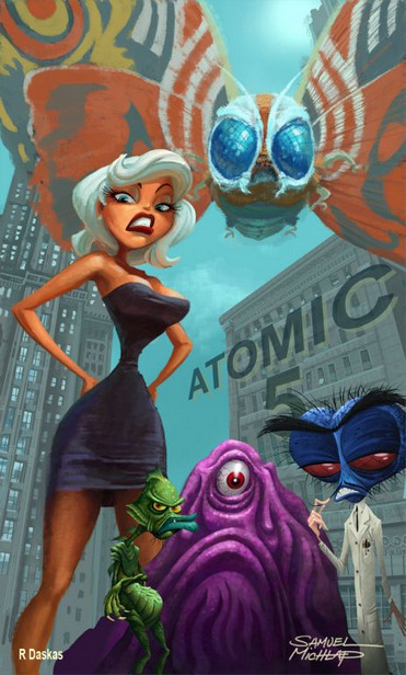 Monsters vs. Aliens visual development artwork by... - Blooming Concepts