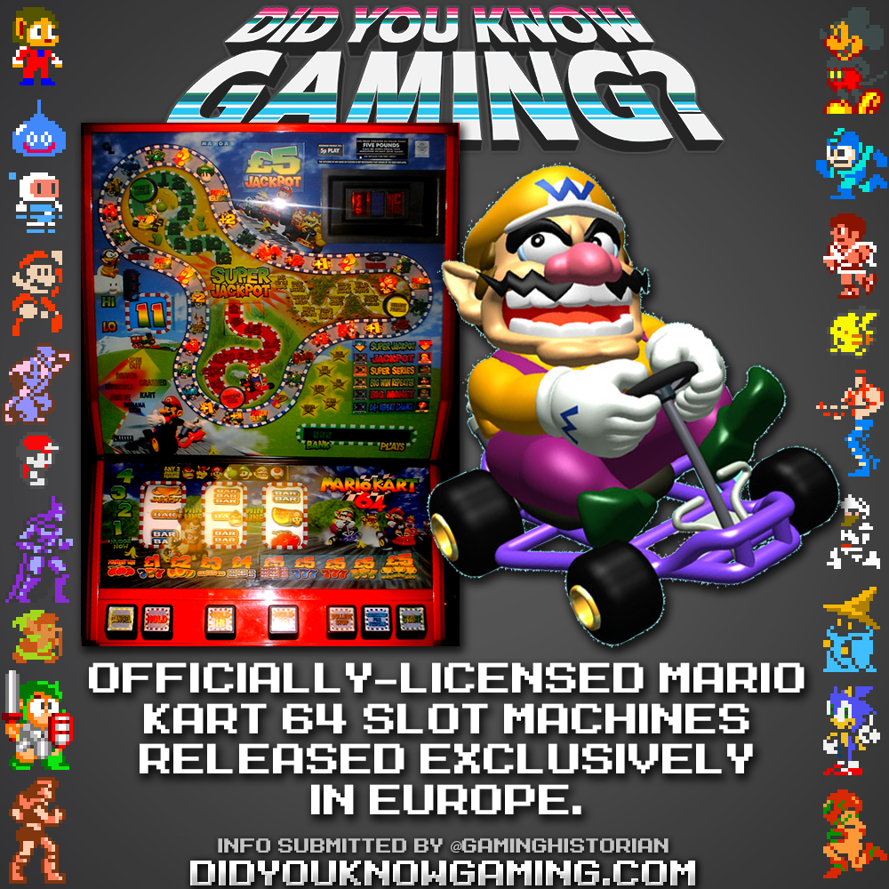 Did You Know Gaming Did You Know Mario Kart 64 Slot Machines Were Did You Know Gaming Did You Know Mario Kart 64 Slot Machines Were