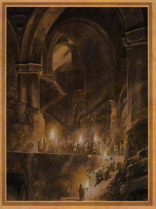 anki-gildu:Thorin’s Burial by Alan Lee 