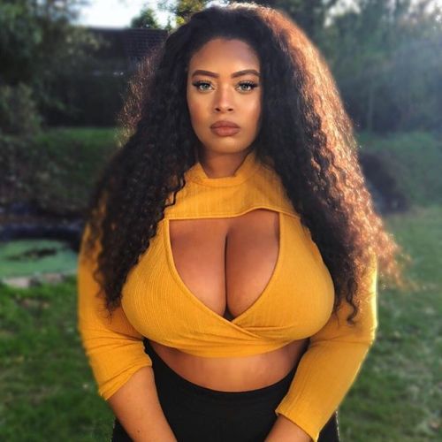 choice36c:Big Black Thick Ebony Amazon Yah and her Plump BIG Massive Titties 