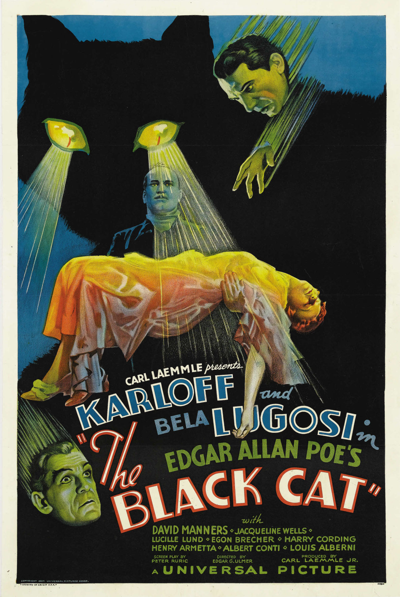 universal-horror:  The Black Cat (1934)  
