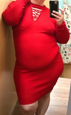 loosebbwgoddess:  I bought a new dress. What do you guys think? 😈