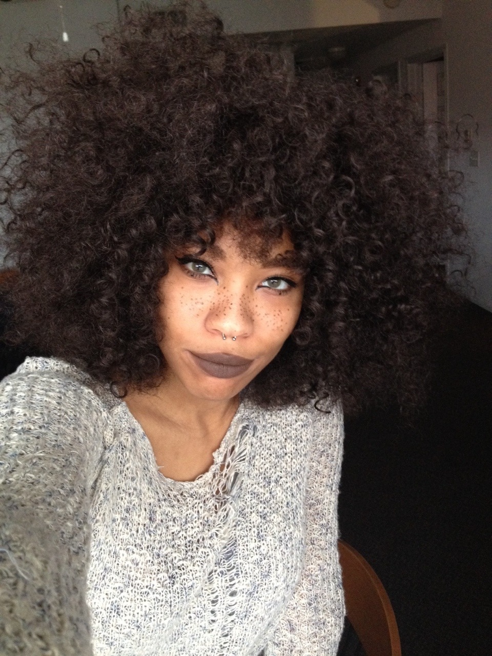 kieraplease:BEWARE OF SELFIES: If you stare at it long enough, you will find something