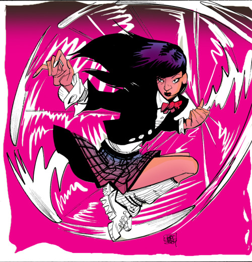 cultureunseen:  Art Salute to Gogo Yubari - Chiaki Kuriyama#GogoLives  GRINDHOUSE