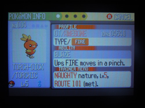 thehopelessdemon:pokemon-global-academy I restarted my Sapphire version and I just couldn’t help mys