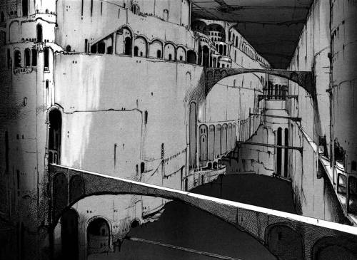 edgayworth: Blame! scenery
