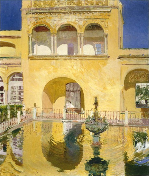 The Alcazat Seville, 1908, Joaquín SorollaMedium: oil,canvas