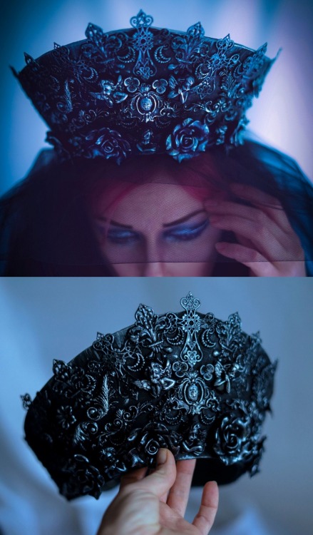 sosuperawesome: Headpieces and CrownsMoon Dome on Etsy