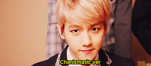 baekaid-o:Baekhyun shows a charismatic and cute side of him