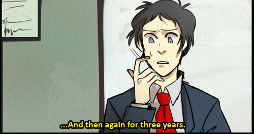 milesupshur:i feel like adachi would relate deeply to michael scott