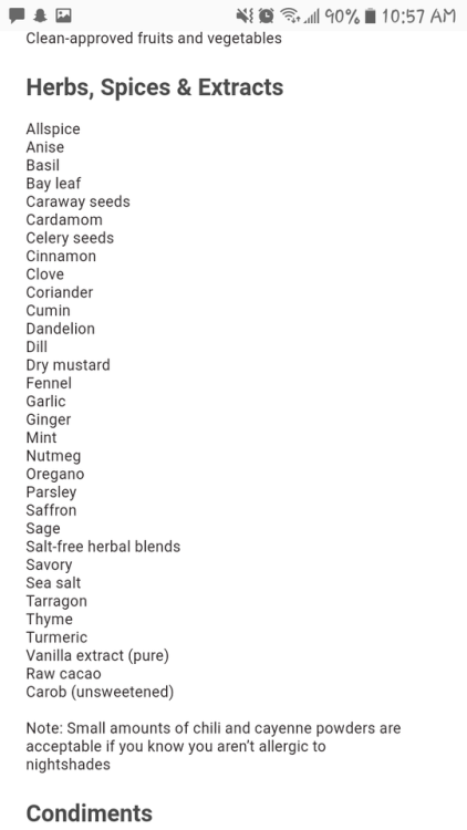 chantillyredrose: This is a list of foods that are “safe” foods, they help metabolism, p