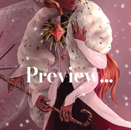 chikao-art:A preview of my piece for @ocrosemagazine. Please go give it a look! Pre-orders will be o