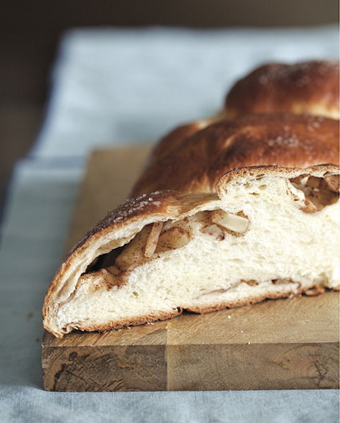 Jewish Book Council found this scrumptious recipe for Apple-Stuffed Challah in Rosie Daykin&