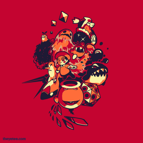 “Boss Rush”Available only today on theyetee.com!!!