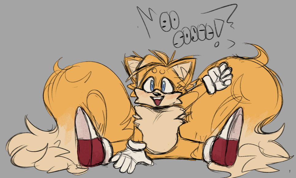 Tails Footjob