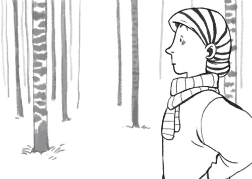 queenoftheantz:myrahild: Storytelling!About meeting “things” in the forest. (black arrow