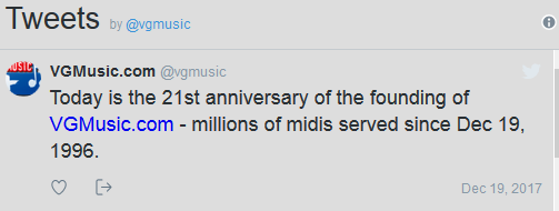 awfulmidis:  abicion: metalbatteryzone: VGMusic.com is old enough to drink. But is