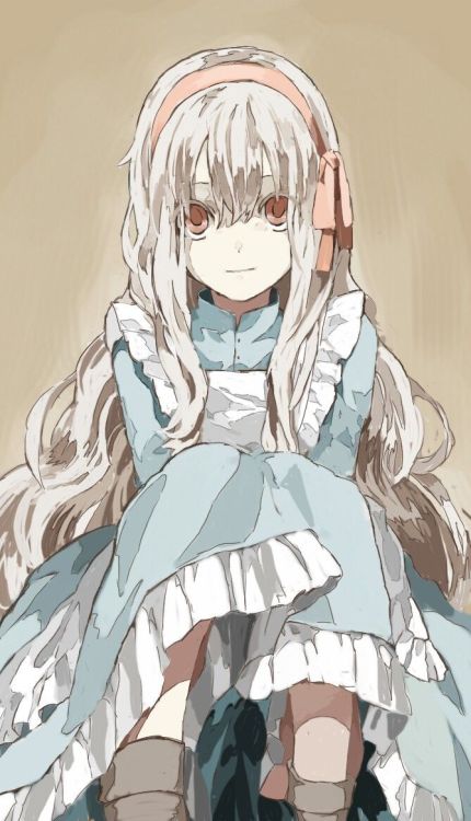 sokak:  【二次元】白髪の女の子の画像にはまってるんです - がぞ～速報