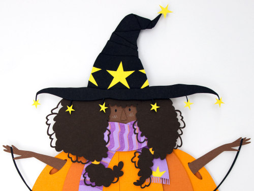 Happy Halloween tumblies: where even witch-folk dress up for trick-or-treating.(Be safe out there ev