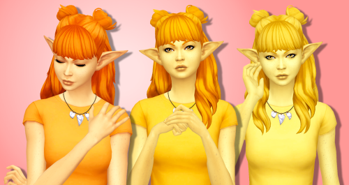 SimLaughLove Bun Bun &amp; Floppy Bunny Hairs in Sorbets RemixUpdated recolours from my ORIGINAL