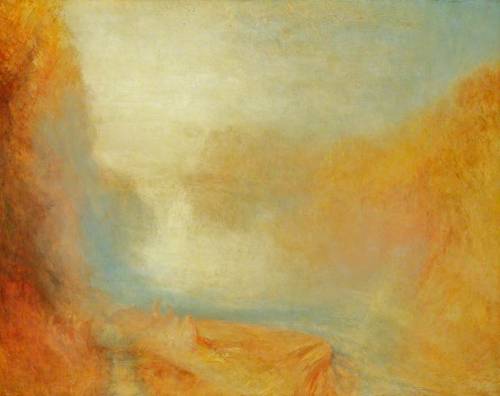 burningthenegatives: The Falls of the Clyde - JMW Turner, circa 1840