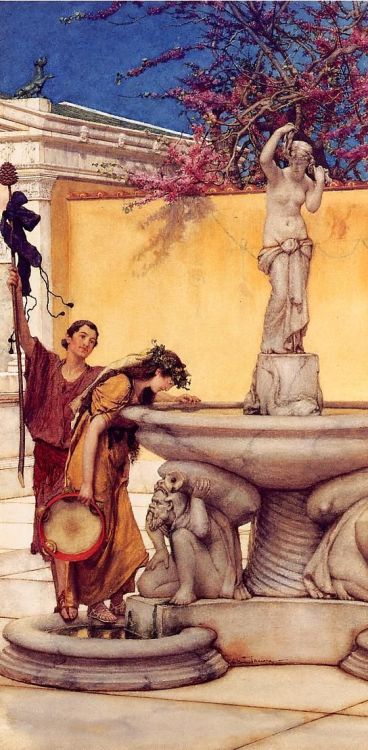 Lawrence Alma Tadema, Between Venus and Bacchus