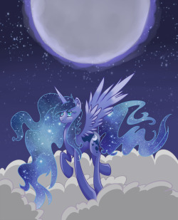 theponyartcollection:  Luna by ~Nalenthi