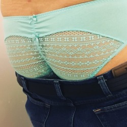 sissychrissy64:Today’s panties I love the color