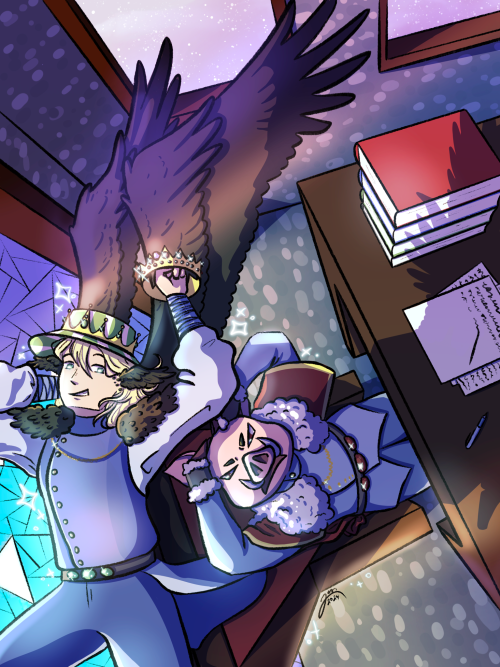 @voicesfortheblade Antarctic Empire Emeraldduo Artwork For @itsnotmystic!!