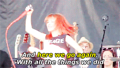 anklebitters:  All we know is Falling live. 