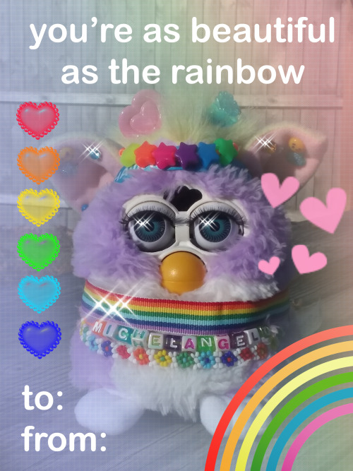 fubblers: Some more furby valentines! Send these to your crush without context.Furbies belong to: @f