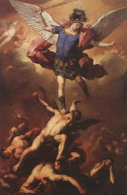 GIORDANO, Luca The Fall of the Rebel Angels 1666 Oil on canvas, 419 x 283 cm Kunsthistorisches Museum, Vienna