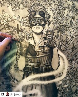 beautifulmadnessbookcase:  My pal James Hance never ceases to amaze me. If you don’t already, go follow him @jimjeroo.  He and I are teaming up for the Chapter Six/November Box. I can’t wait!!  #Ghostbusters #holtzmann #katemckinnon #jameshance #art