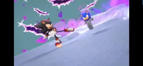 Everyone Talking About Shadow Bridal Carrying Sonic But No One Is Talking About Him Just Yeeting Sonic