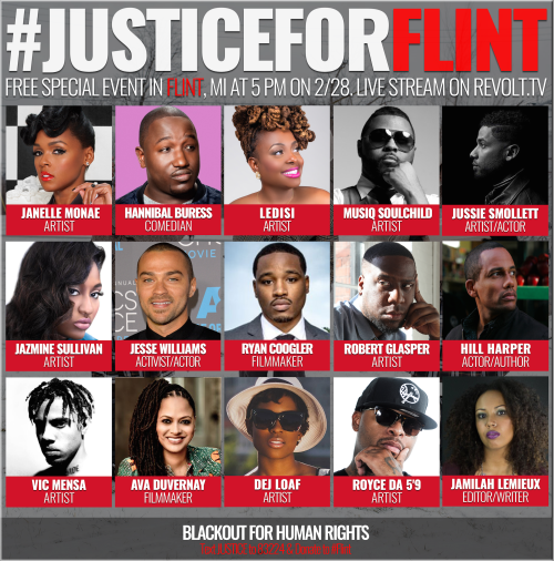 Today is All About Flint. Stand with the People of Flint and Text JUSTICE to 83224 to Donate Today. 