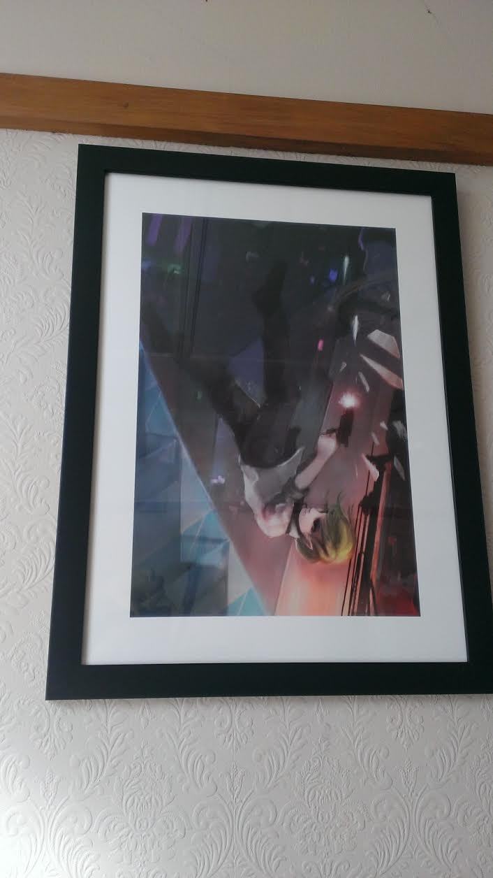 Got to see another one of my commissions printed out, if you have any of my prints