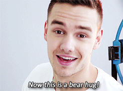  Apparently Liam likes puns about hugging.[x/x]