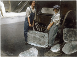 &ldquo;Girls deliver ice.&rdquo; September 16, 1918