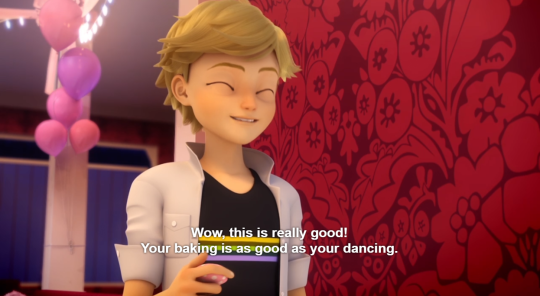 megatraven:  Some people seem to have forgotten how much Adrien notices, compliments, and appreciates Marinette, so let me remind ya: